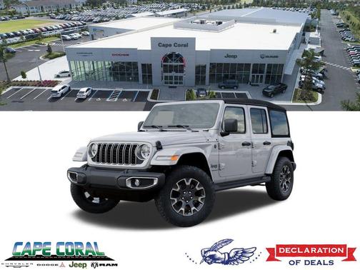 Bright White Clearcoat 2026 Jeep Wrangler 4-Door Sahara 4x4