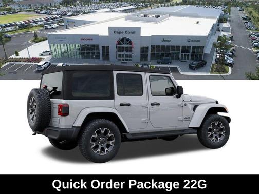 Bright White Clearcoat 2026 Jeep Wrangler 4-Door Sahara 4x4