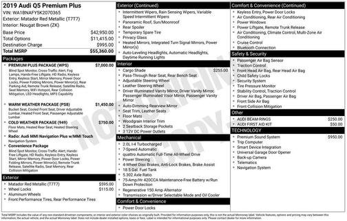 2019 Audi Q5 2.0T Premium Plus