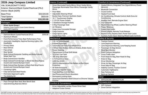 2026 Jeep Compass Limited