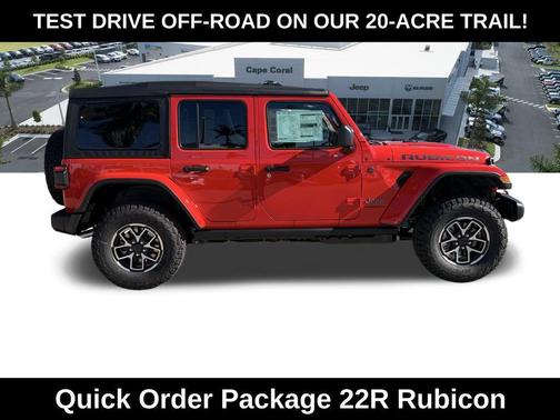 Firecracker Red Clearcoat 2026 Jeep Wrangler Rubicon