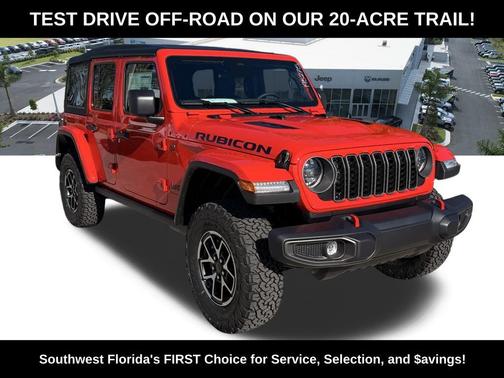 Firecracker Red Clearcoat 2026 Jeep Wrangler Rubicon