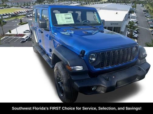 Hydro Blue Pearlcoat 2026 Jeep Wrangler Sport