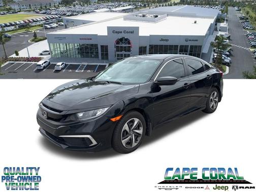 Crystal Black Pearl 2020 Honda Civic LX