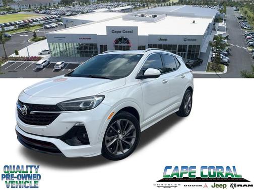 White Frost Tricoat 2022 Buick Encore GX Essence