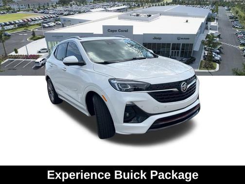 White Frost Tricoat 2022 Buick Encore GX Essence