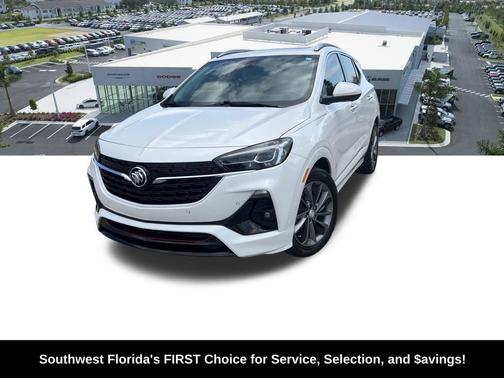 White Frost Tricoat 2022 Buick Encore GX Essence