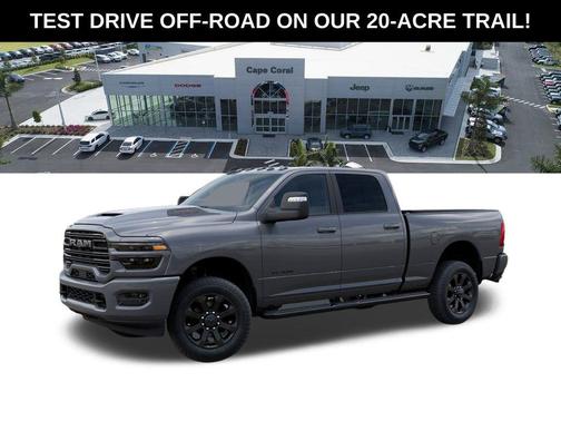 Ceramic Gray Clearcoat 2026 RAM 2500 Laramie Crew Cab 4x4 6'4' Box