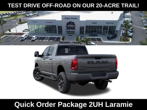 Ceramic Gray Clearcoat 2026 RAM 2500 Laramie Crew Cab 4x4 6'4' Box
