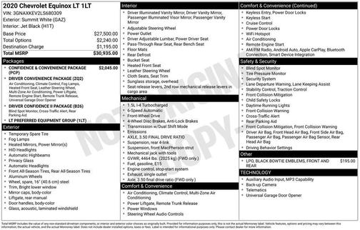 2020 Chevrolet Equinox 1LT