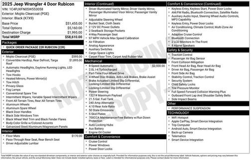 2025 Jeep Wrangler Rubicon