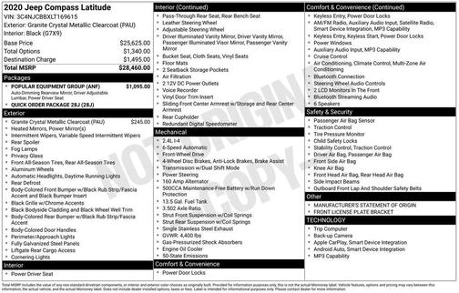 2020 Jeep Compass Latitude
