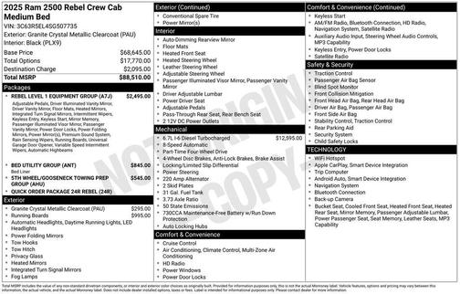 2025 RAM 2500 Power Wagon