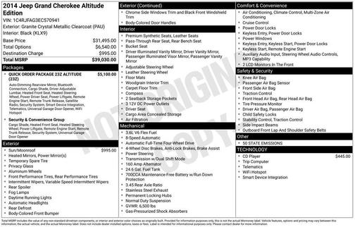 2014 Jeep Grand Cherokee Altitude