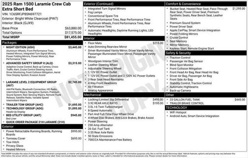 2025 RAM 1500 Laramie