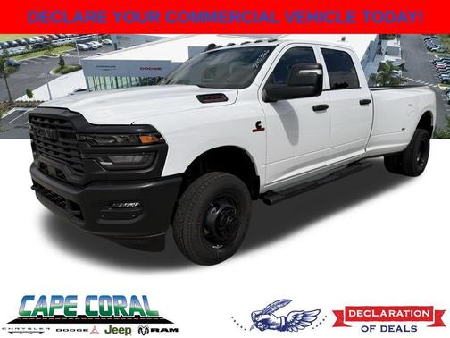 Bright White Clearcoat 2026 RAM 3500 Tradesman Crew Cab 4x4 8' Box