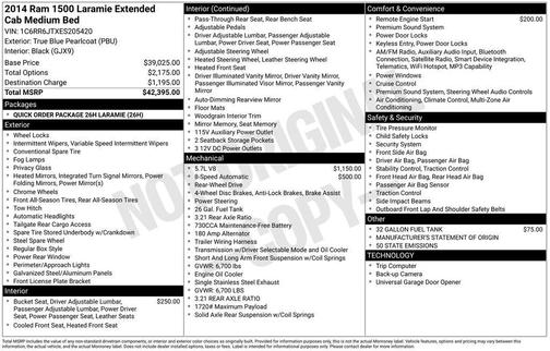 2014 RAM 1500 Laramie