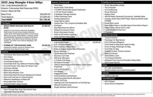 2025 Jeep Wrangler Willys