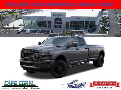 Ceramic Gray Clearcoat 2026 RAM 3500 Tradesman Crew Cab 4x4 8' Box