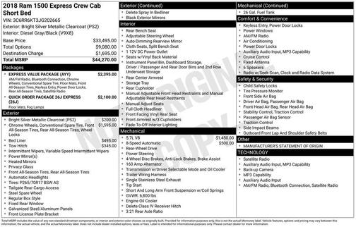 2018 RAM 1500 Express