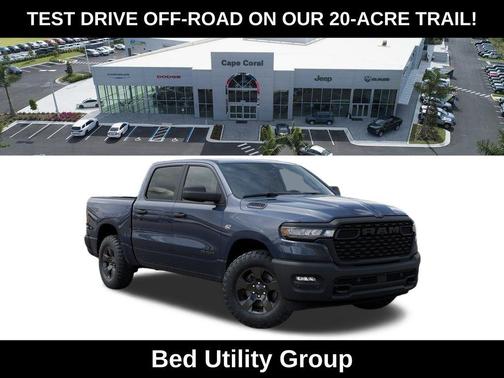 Forged Blue Metallic 2026 RAM 1500 Warlock Crew Cab 4x4 5'7' Box