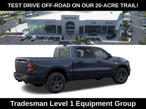 Forged Blue Metallic 2026 RAM 1500 Warlock Crew Cab 4x4 5'7' Box