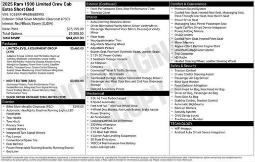 2025 RAM 1500 Limited