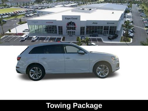 Glacier White Metallic 2023 Audi Q7 45 Premium