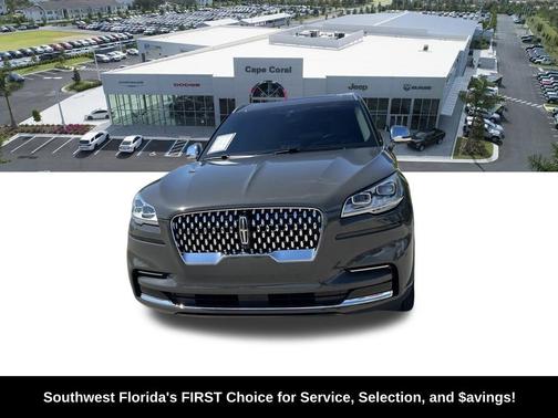 Chroma Caviar Dark Gray Metallic Clearcoat 2022 Lincoln Aviator Black Label AWD