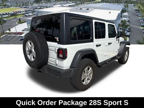 Bright White Clearcoat 2018 Jeep Wrangler Unlimited Sport