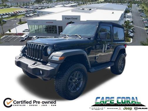 Black Clearcoat 2023 Jeep Wrangler Sport S