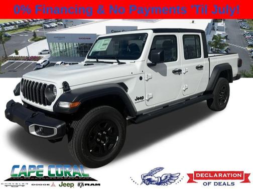 Bright White Clearcoat 2026 Jeep Gladiator Sport