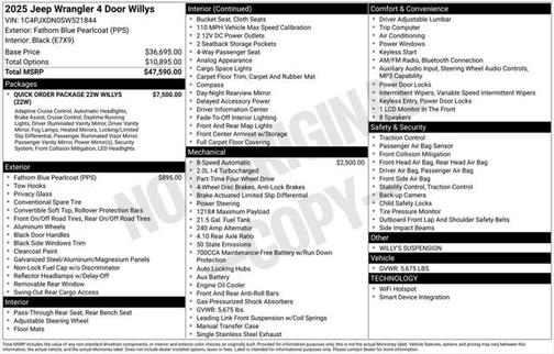 2025 Jeep Wrangler Willys