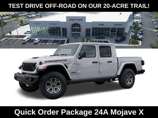 Bright White Clearcoat 2026 Jeep Gladiator Mojave X 4x4