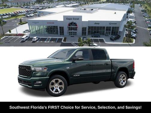Serrano Green Metallic 2026 RAM 1500 Big Horn/Lone Star
