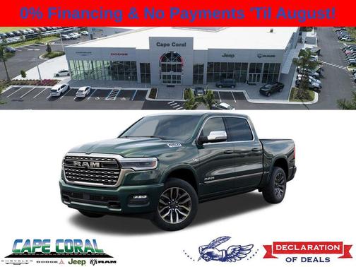 Serrano Green Metallic 2026 RAM 1500 Limited