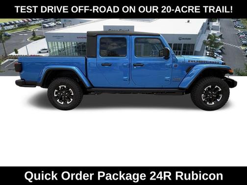 Hydro Blue Pearlcoat 2026 Jeep Gladiator Rubicon