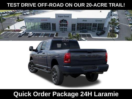 Forged Blue Metallic 2026 RAM 2500 Laramie Mega Cab 4x4 6'4' Box