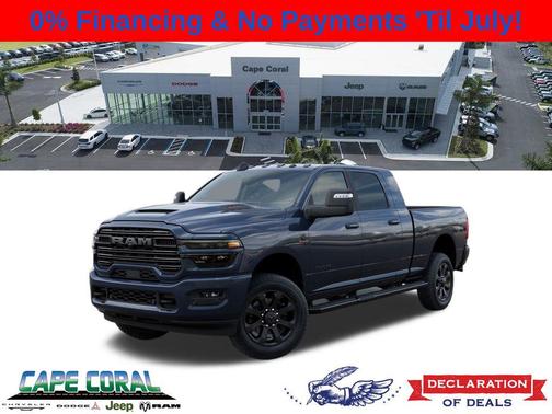 Forged Blue Metallic 2026 RAM 2500 Laramie Mega Cab 4x4 6'4' Box