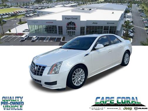 White Diamond Tricoat 2012 Cadillac CTS Luxury