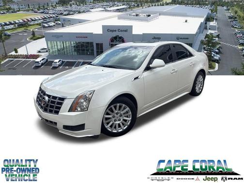 White Diamond Tricoat 2012 Cadillac CTS Luxury