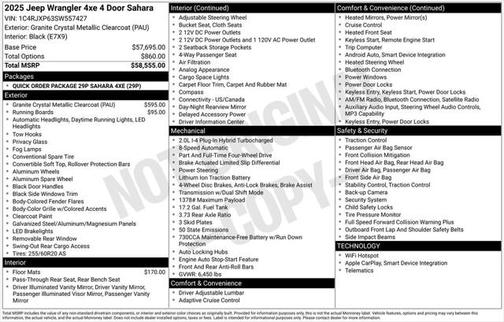 2025 Jeep Wrangler 4xe Sahara
