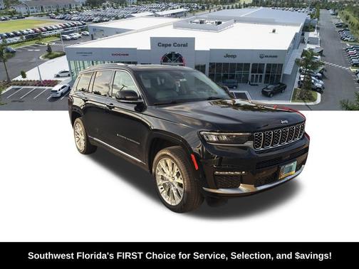 Diamond Black Crystal Pearlcoat 2021 Jeep Grand Cherokee L Summit