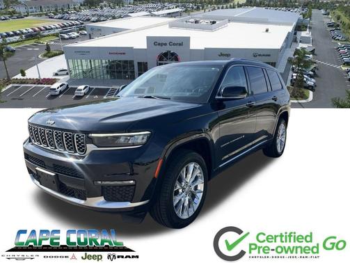 Diamond Black Crystal Pearlcoat 2021 Jeep Grand Cherokee L Summit