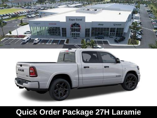 Ivory White Tri-Coat Pearlcoat 2026 RAM 1500 Laramie