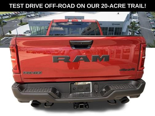 Molten Red Pearlcoat 2026 RAM 1500 RHO Crew Cab 4x4 5'7' Box