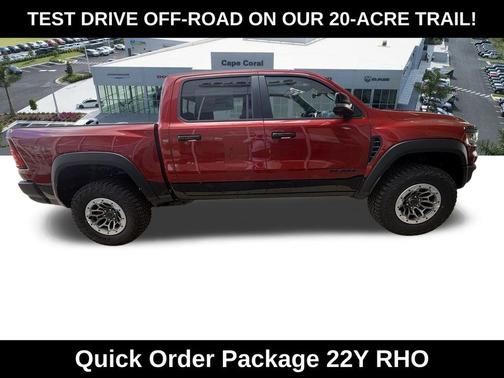 Molten Red Pearlcoat 2026 RAM 1500 RHO Crew Cab 4x4 5'7' Box