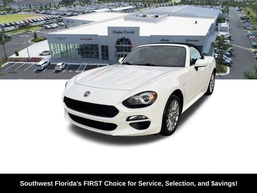 Brilliante White 2018 FIAT 124 Spider Base