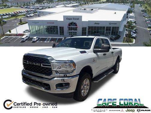 Bright White Clearcoat 2024 RAM 2500 Big Horn Crew Cab 4x4 6'4' Box