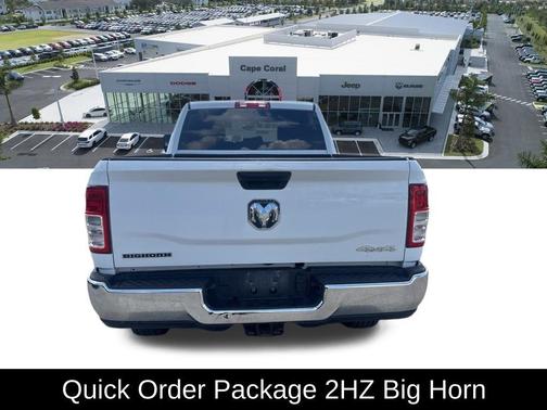 Bright White Clearcoat 2024 RAM 2500 Big Horn Crew Cab 4x4 6'4' Box